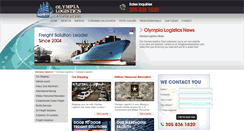 Desktop Screenshot of olympialogistics.com